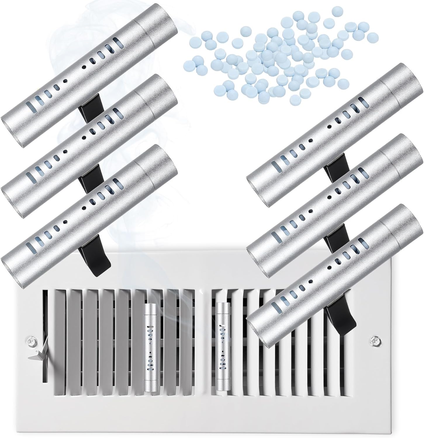 Weysat 6 Pcs Air Freshener Vent Clips for Whole House