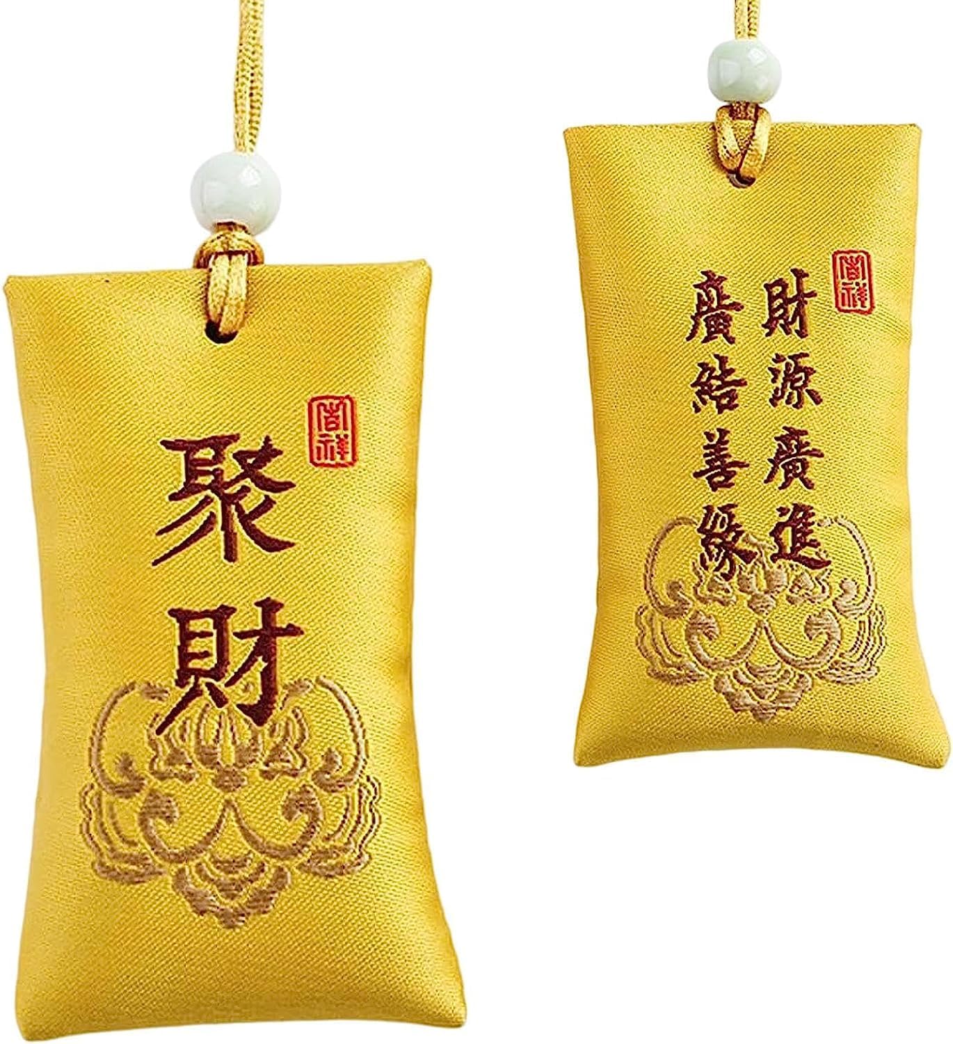 Classical Spiritual Salt Pouch With Sachet For Home Fragrance