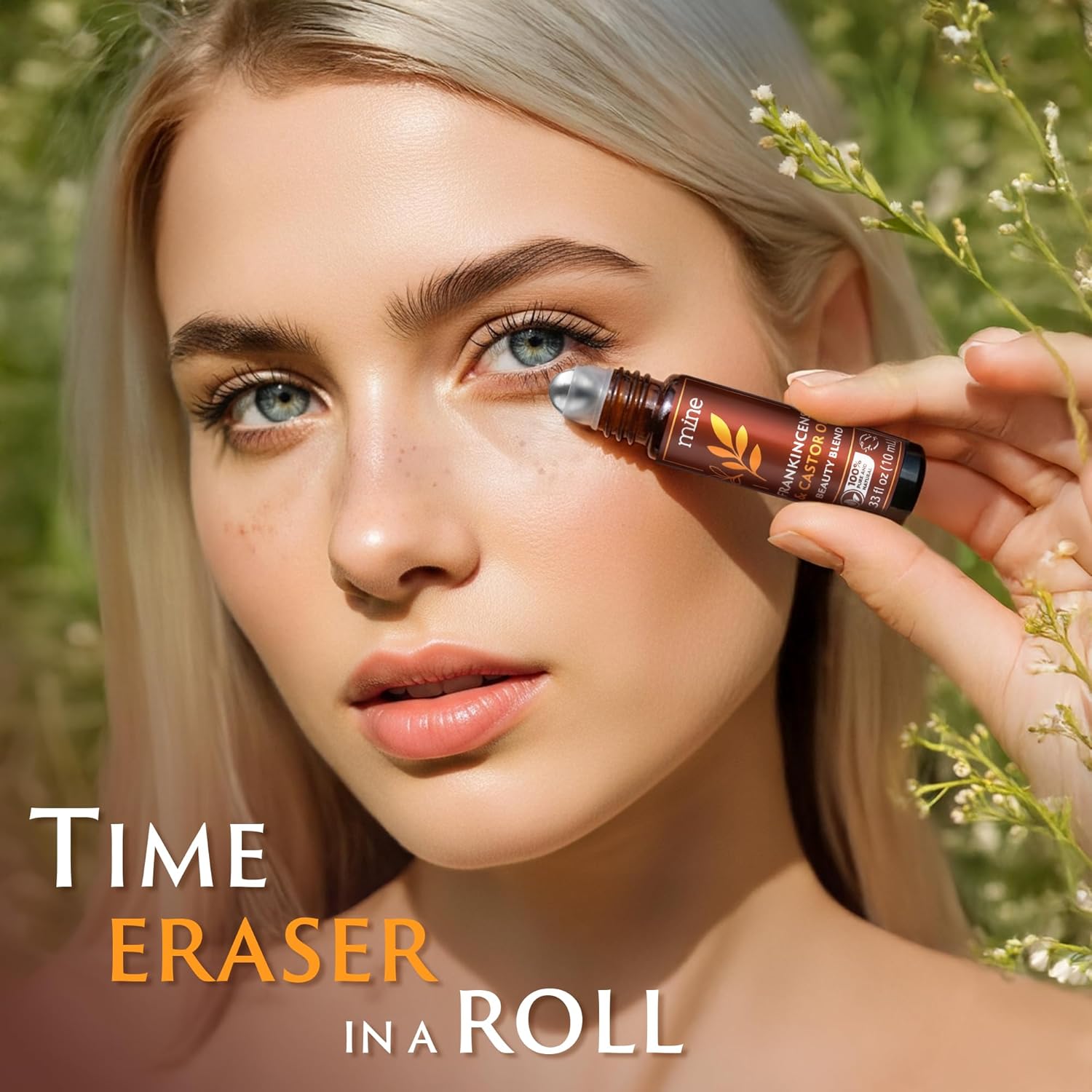 Mine Pure Castor Oil Frankincense Roll On - Hexane Free for Face