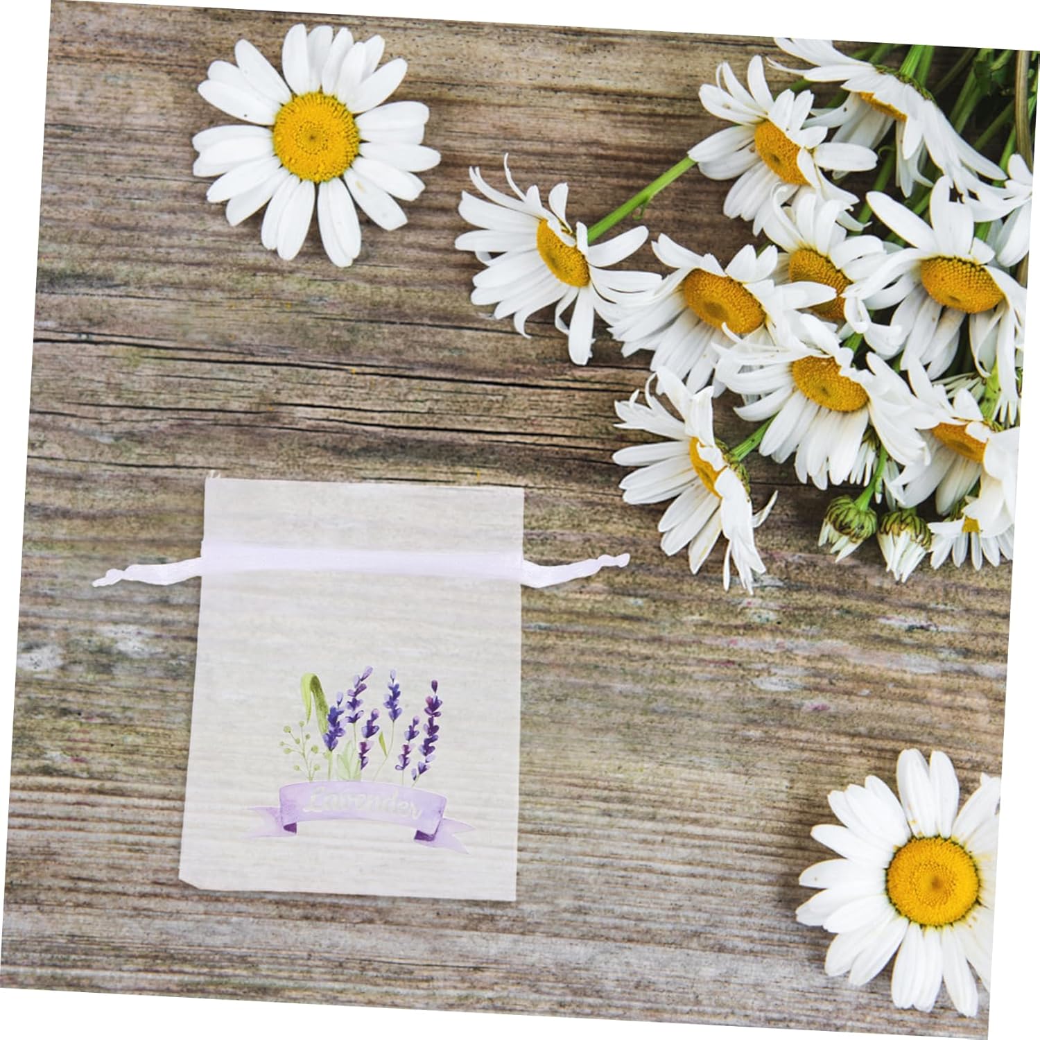 BESPORTBLE 20pcs Mesh Lavender Sachet Bags with Drawstring Closure