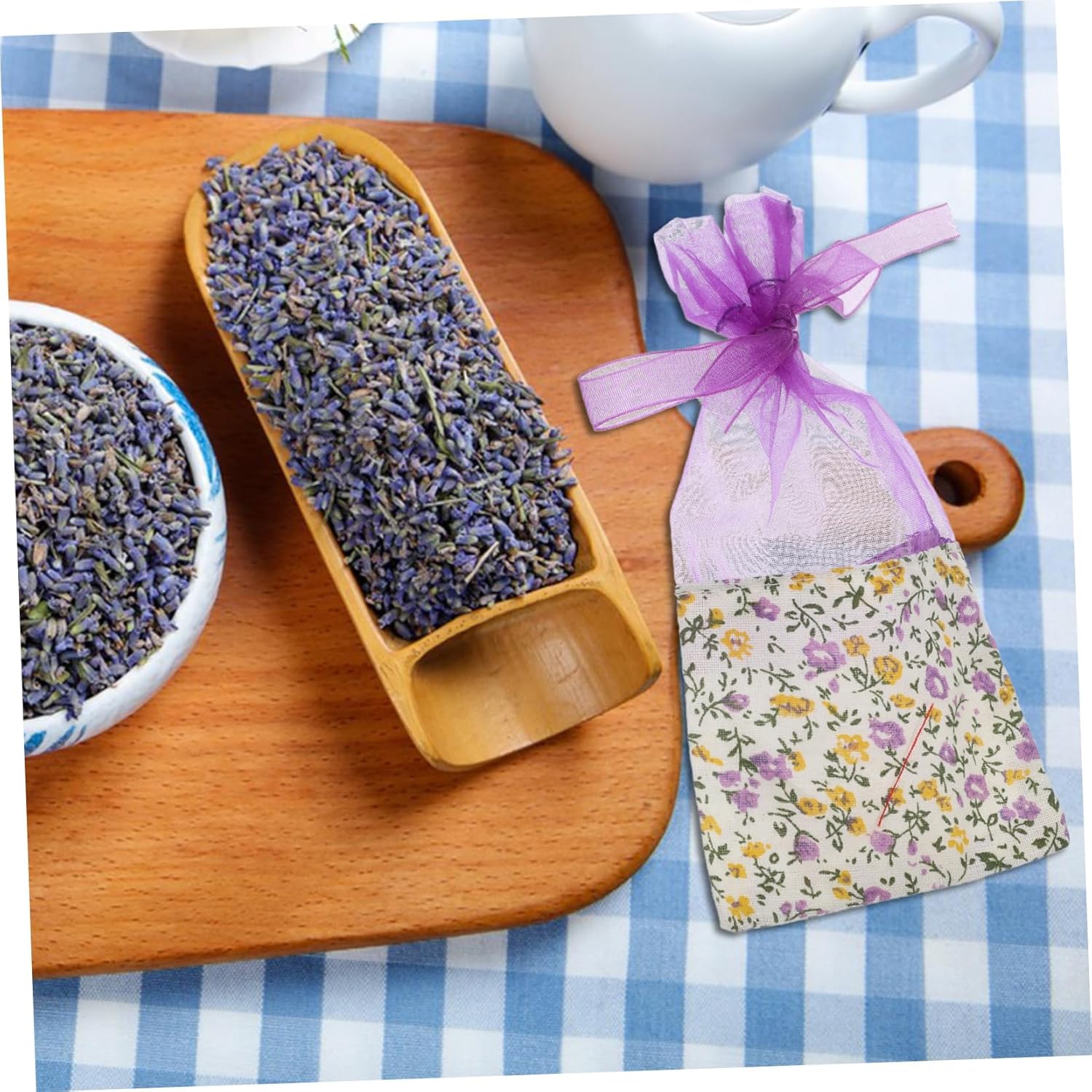 IMIKEYA 10pcs Drawstring Lavender Bags for Home Fragrance and Closet Fresheners