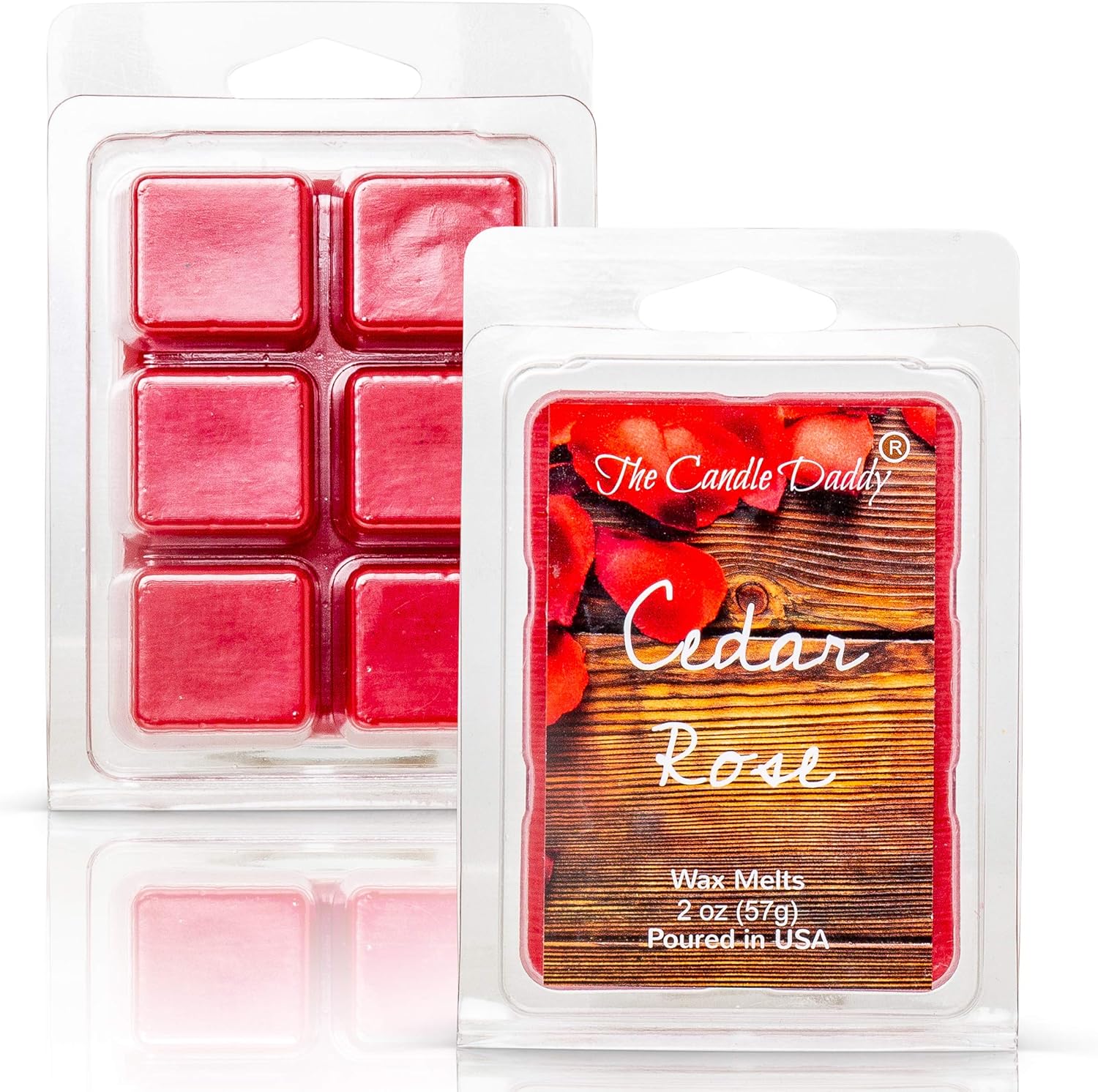The Candle Daddy Cedar Rose Scented Wax Melt - 2 Ounces