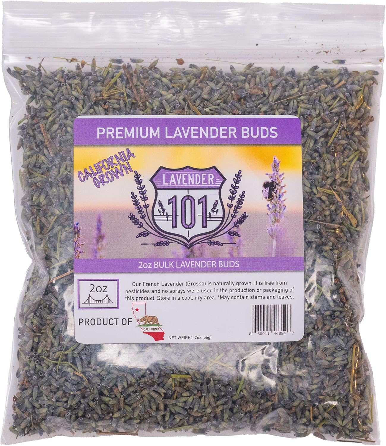 Premium Lavender Buds - US Grown Bulk for DIY and Aromatherapy