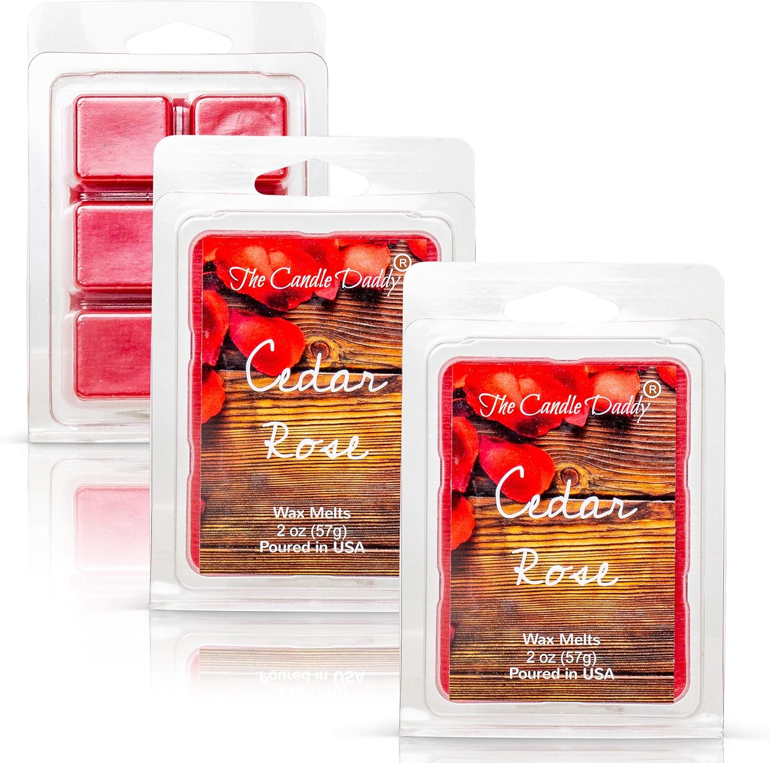 The Candle Daddy Cedar Rose Scented Wax Melt - 2 Ounces