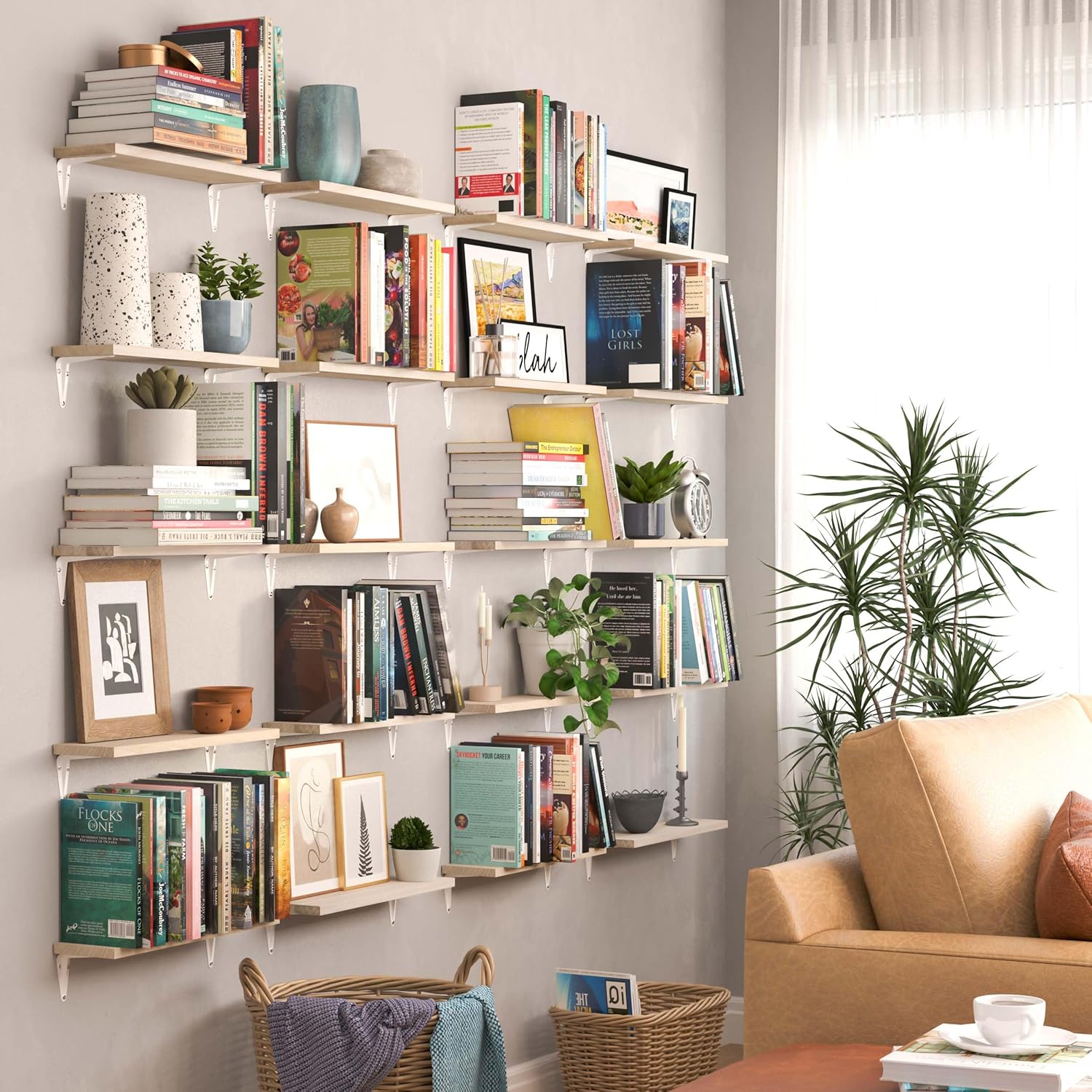 Wallniture Arras Floating Shelves Set of 20