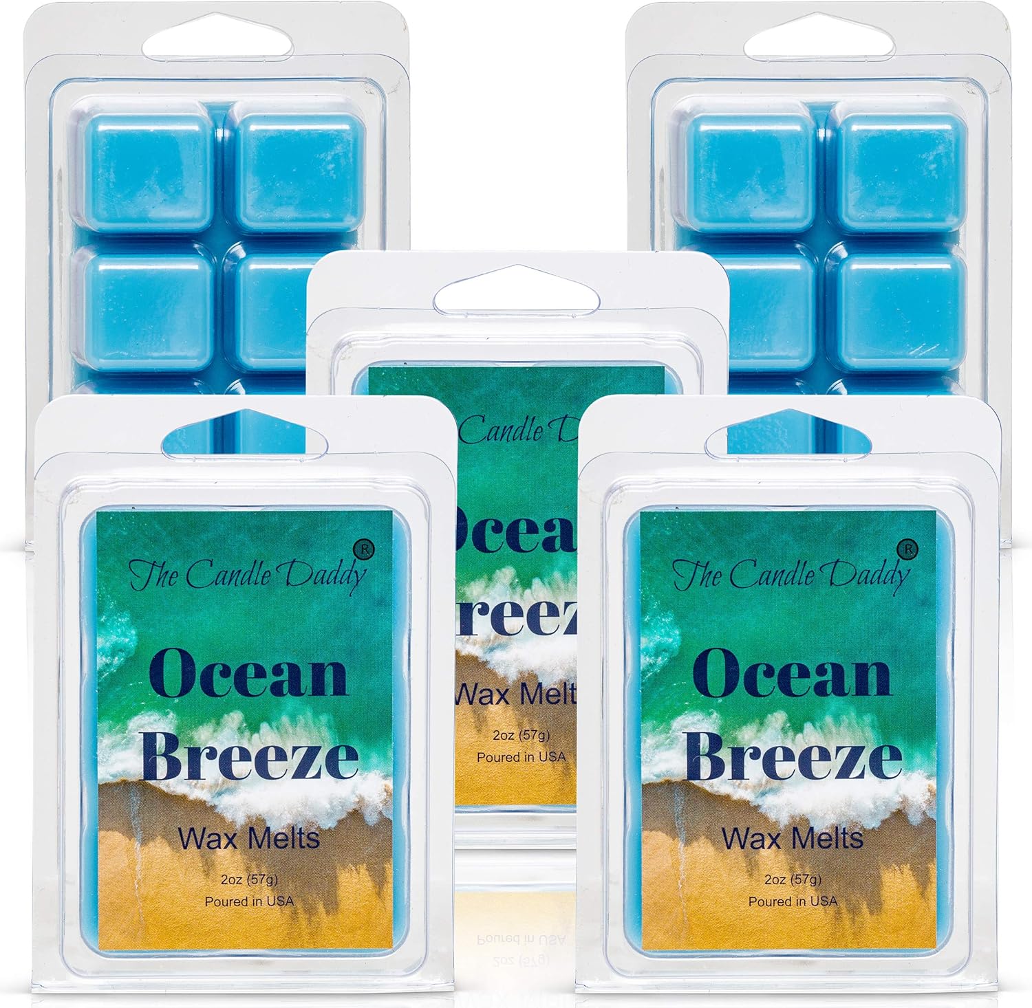 The Candle Daddy Ocean Breeze 2 oz Wax Melt 6 Cubes