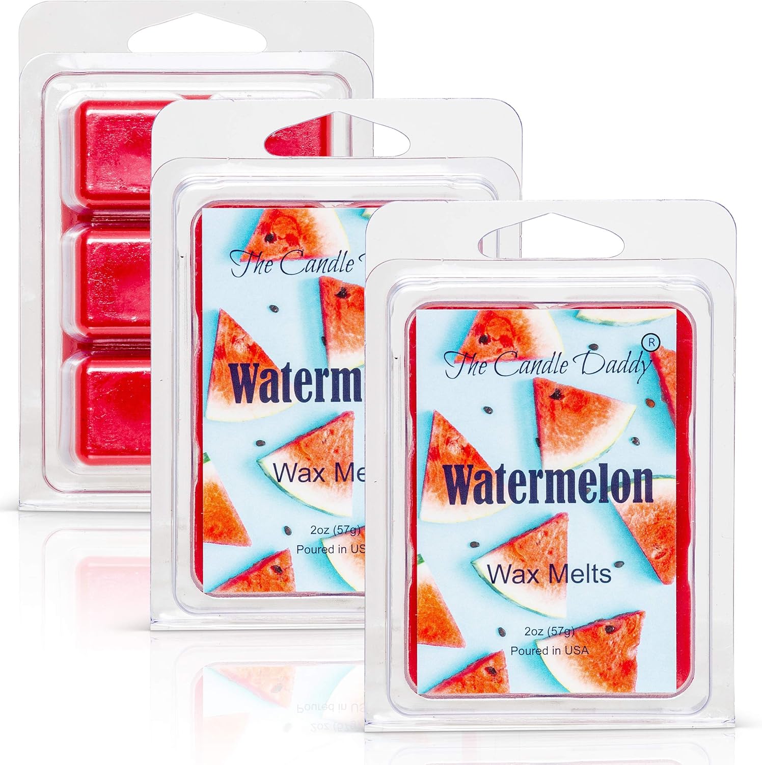 Watermelon Sweet Fruit Scented Wax Melts - 6 Cubes Gift