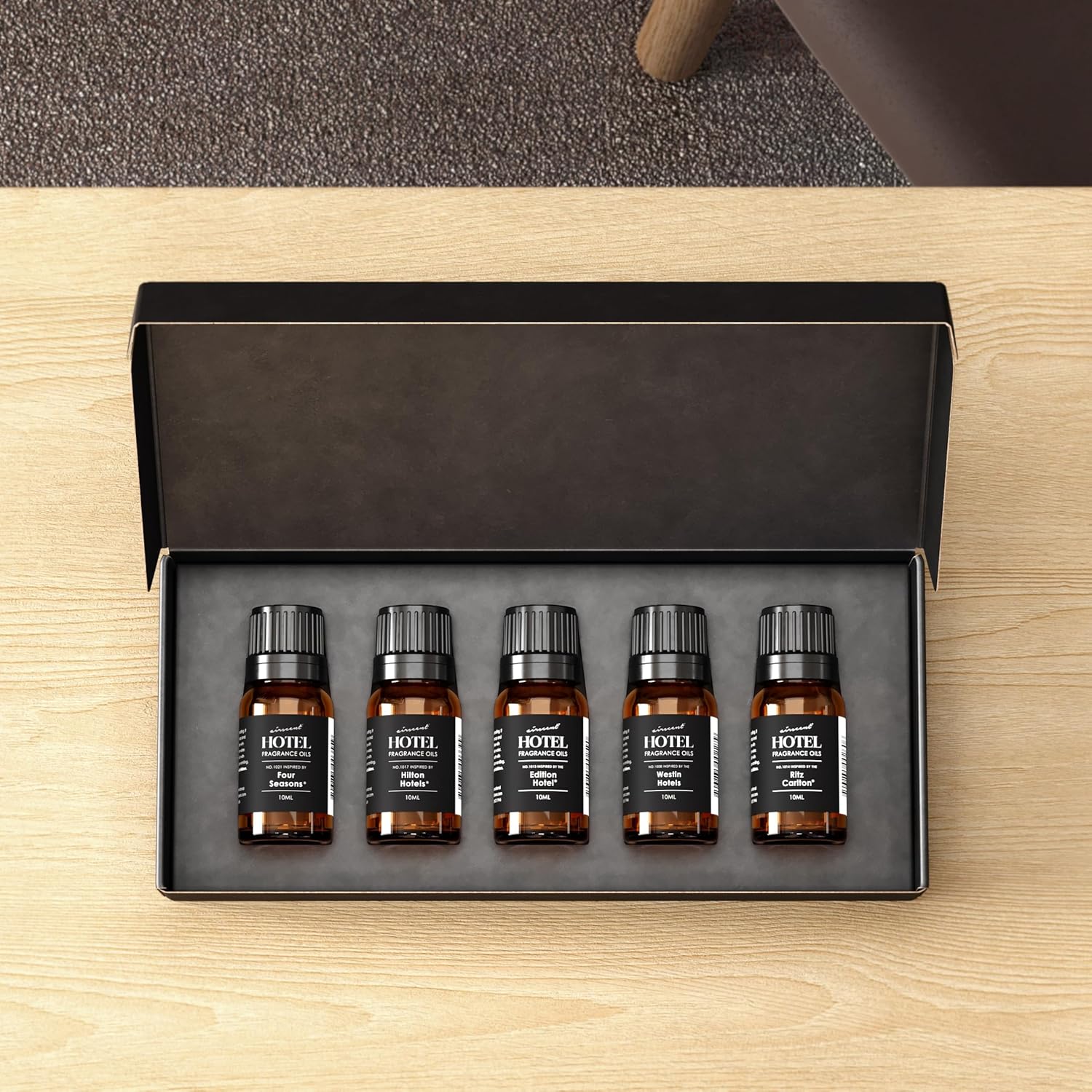 AirScent Hotel Diffuser Oil Gift Set - Pure Luxury 5 Star Hotel Scents