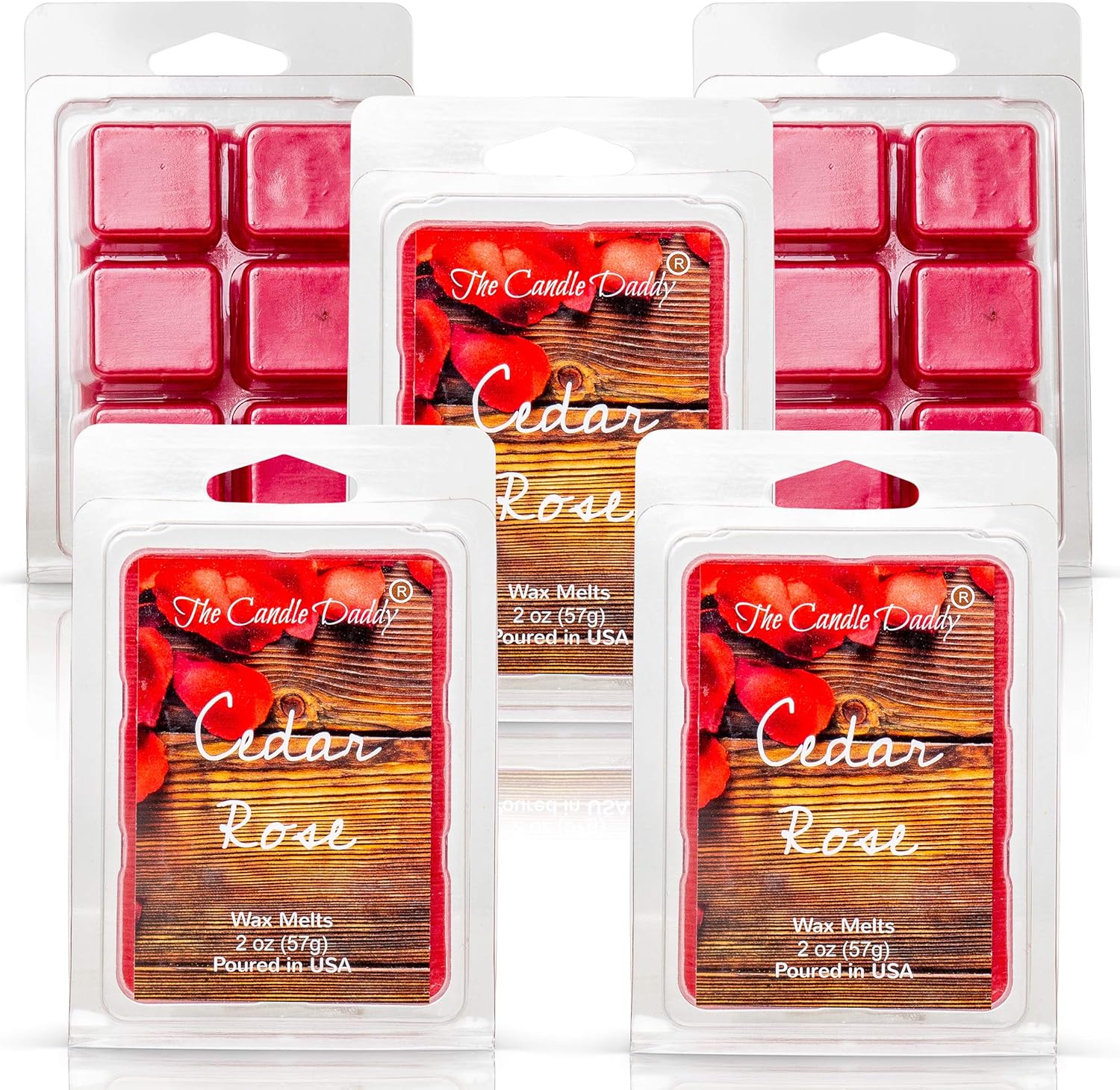 The Candle Daddy Cedar Rose Scented Wax Melt - 2 Ounces