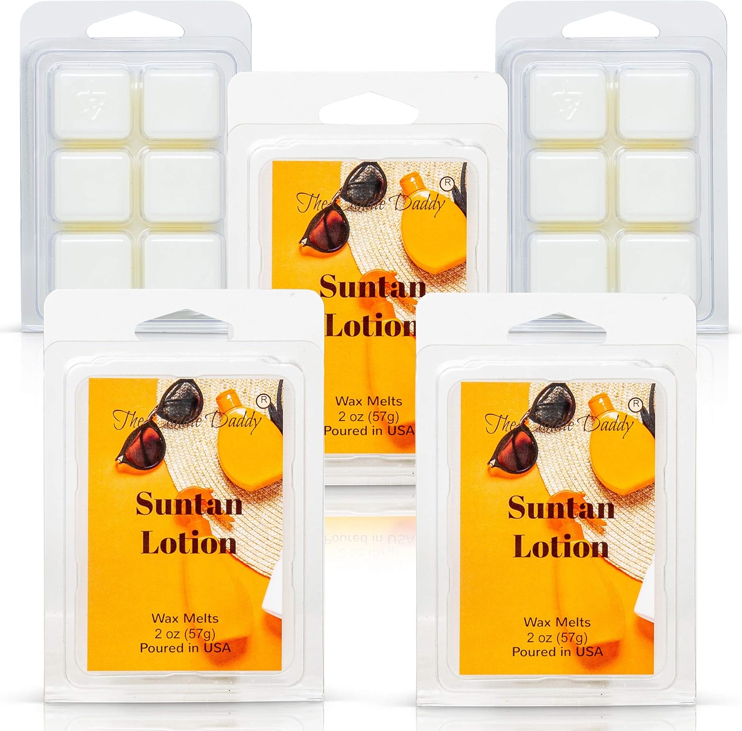 The Candle Daddy - Tropical Scented Wax Melts - 6 Cubes