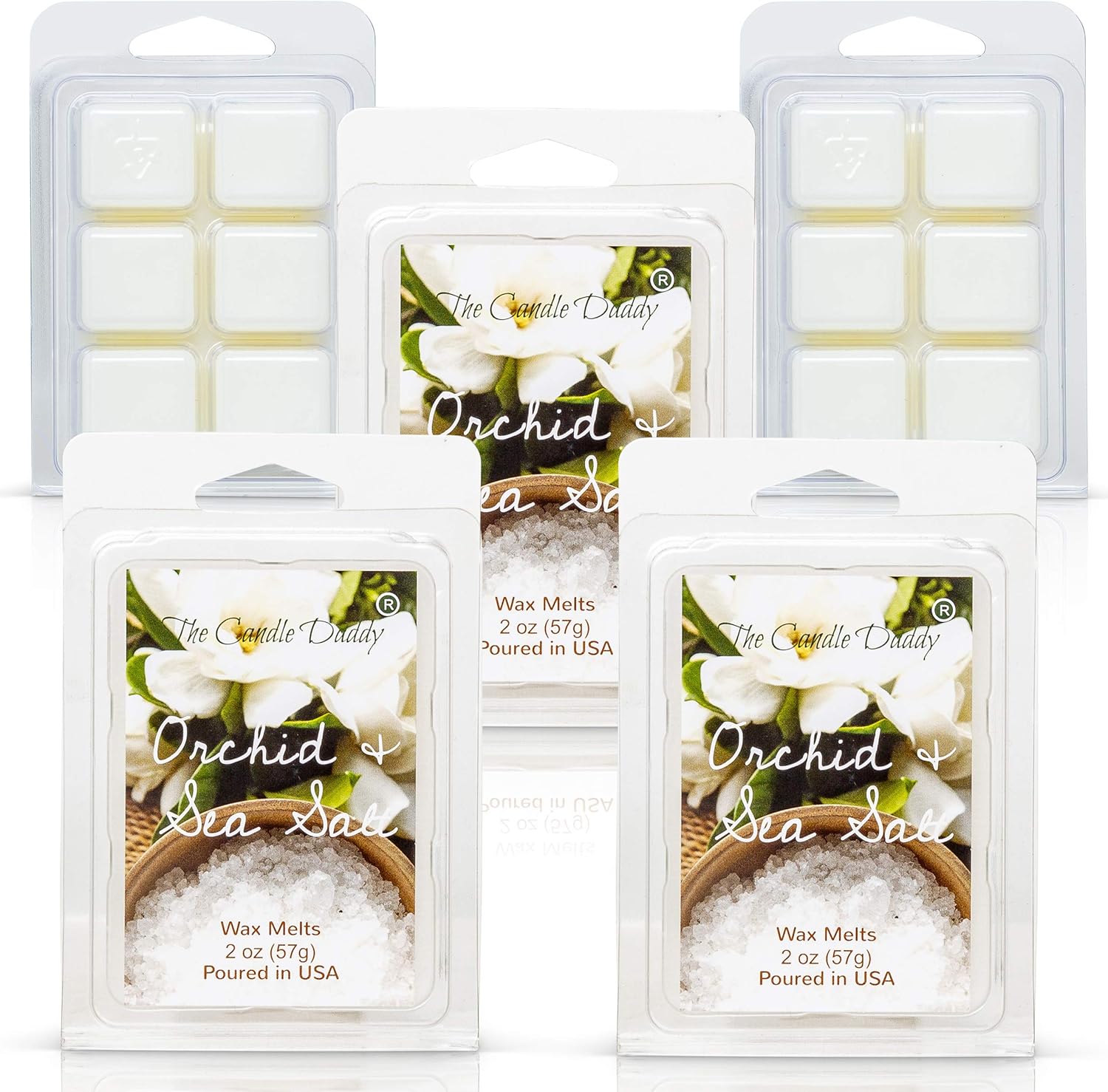 The Candle Daddy Orchid Sea Salt Scented Wax Melt - 2 Ounces